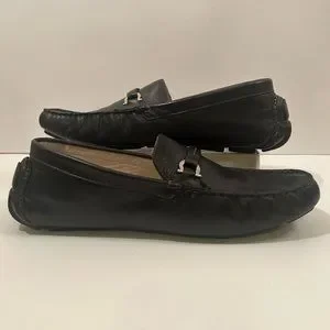 Bacco Bucci Leather Amazonas Beckett Black Driving Loafers Size 13 M Mens Bacco Bucci Black Leather Driving Loafers 8.5 NEW | eBay main image 4